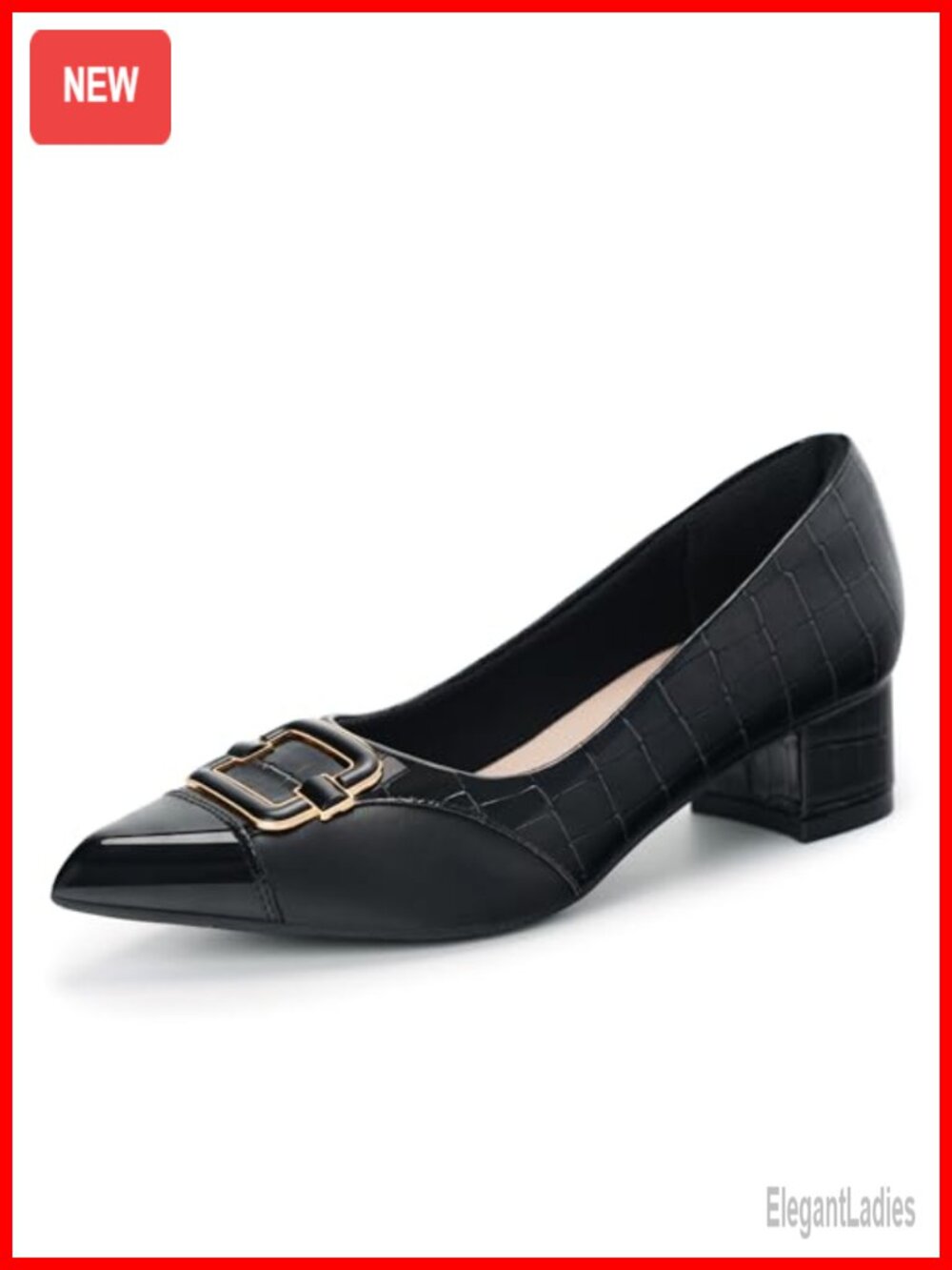 Women's Orthopedic Bunion Loafers Faux Leather Low Heel Slip-On Dress Shoes